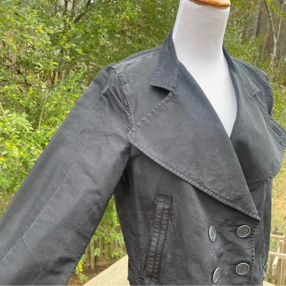 Salvatore Ferragamo black double breasted blouse top size EU 48 - Picture 3 of 15